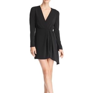 WAYF Banks Faux-Wrap Dress